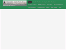 Tablet Screenshot of muhammad.net